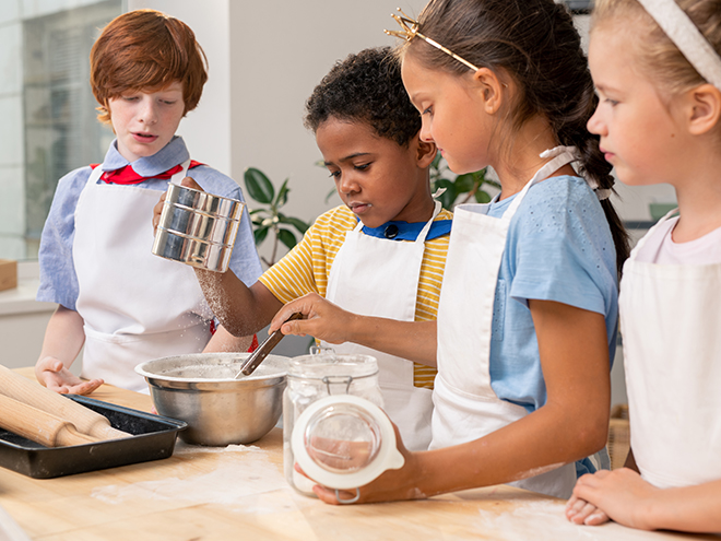 Kookworkshop basisschool kinderen koken gezonde recepten Den Haag